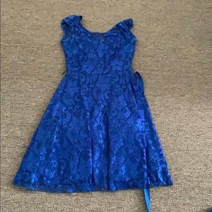 Royal blue dress